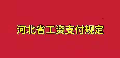 河北省工資支付規(guī)定